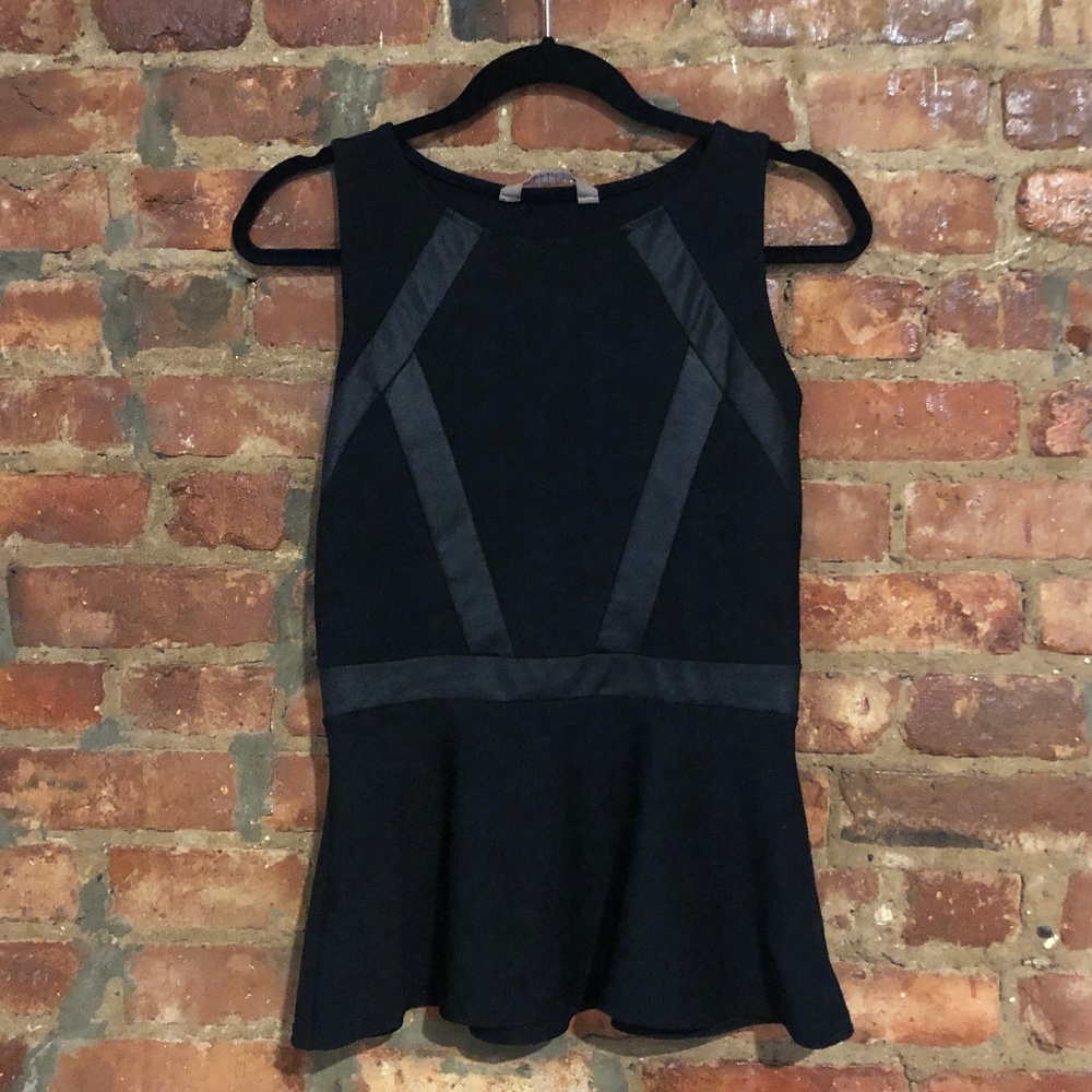 A Wear - Black Peplum Top